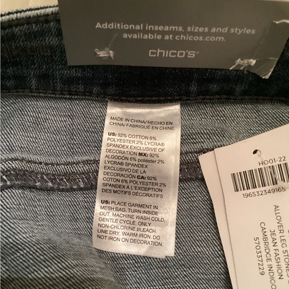 Chicos embellished sequin girlfriend jeans - Picture 10 of 10